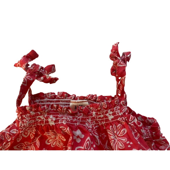 Baby B'Gosh Baby Girl Romper 9M Red White - Picture 2 of 7